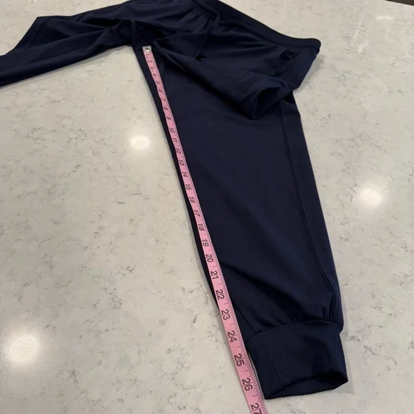 NWT Rachel Zoe Navy Blue Joggers Sweatpants Athletic Workout Bottoms Stretchy - Picture 8 of 10